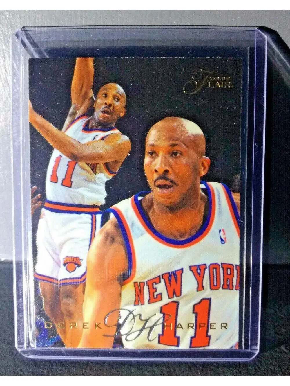1995-96 Derek Harper Flair #89 Basketball Card